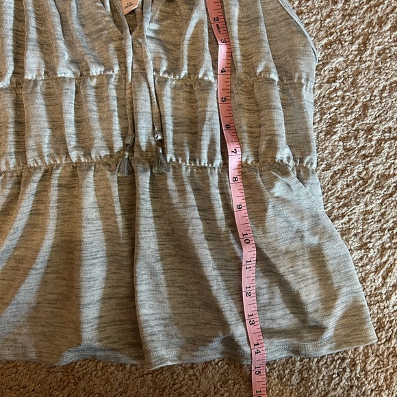 Victoria's Secret Gray Tie Front Tiered Camisole - Picture 8 of 8